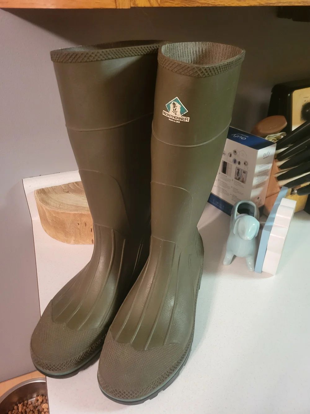 Northerner Rubber Hunting Muck Farm Boots Mens 12 Waterproof Green USA Garden